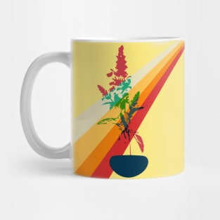 MInmalist Abstract Nature Art #13 Solar Rays Beaming on House Plant Mug